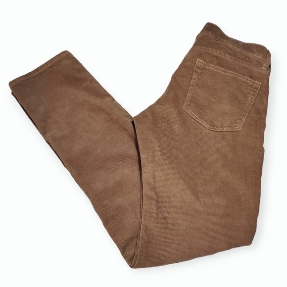 J.Crew Factory Men's Slim Fit Flex Corduroy Pants Dark Acorn 34x29 Actual - Picture 7 of 11